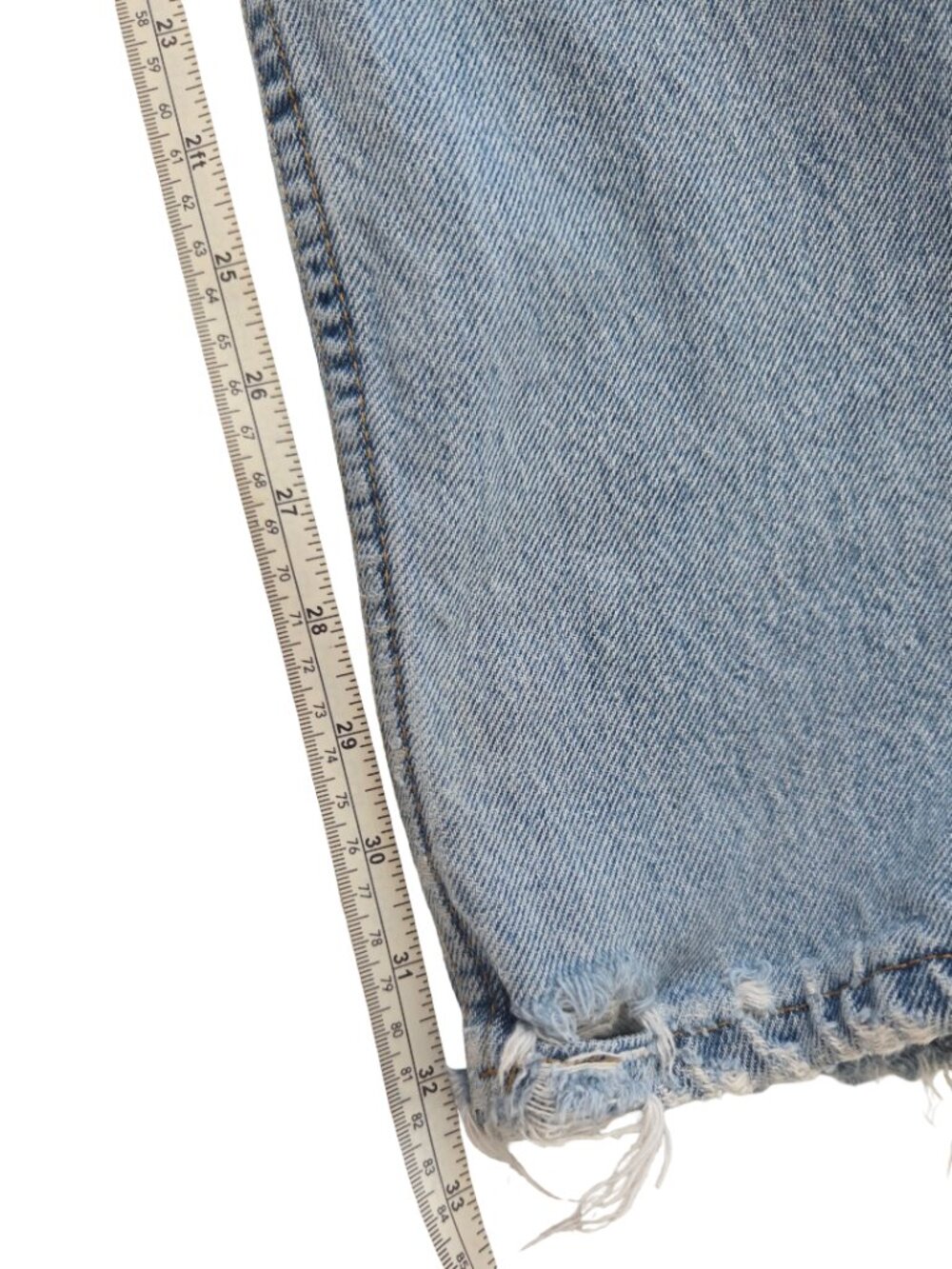 Timberland Jeans Mens 35x34 Distressed Baggy Straight Grunge Workwear Denim - Picture 8 of 16